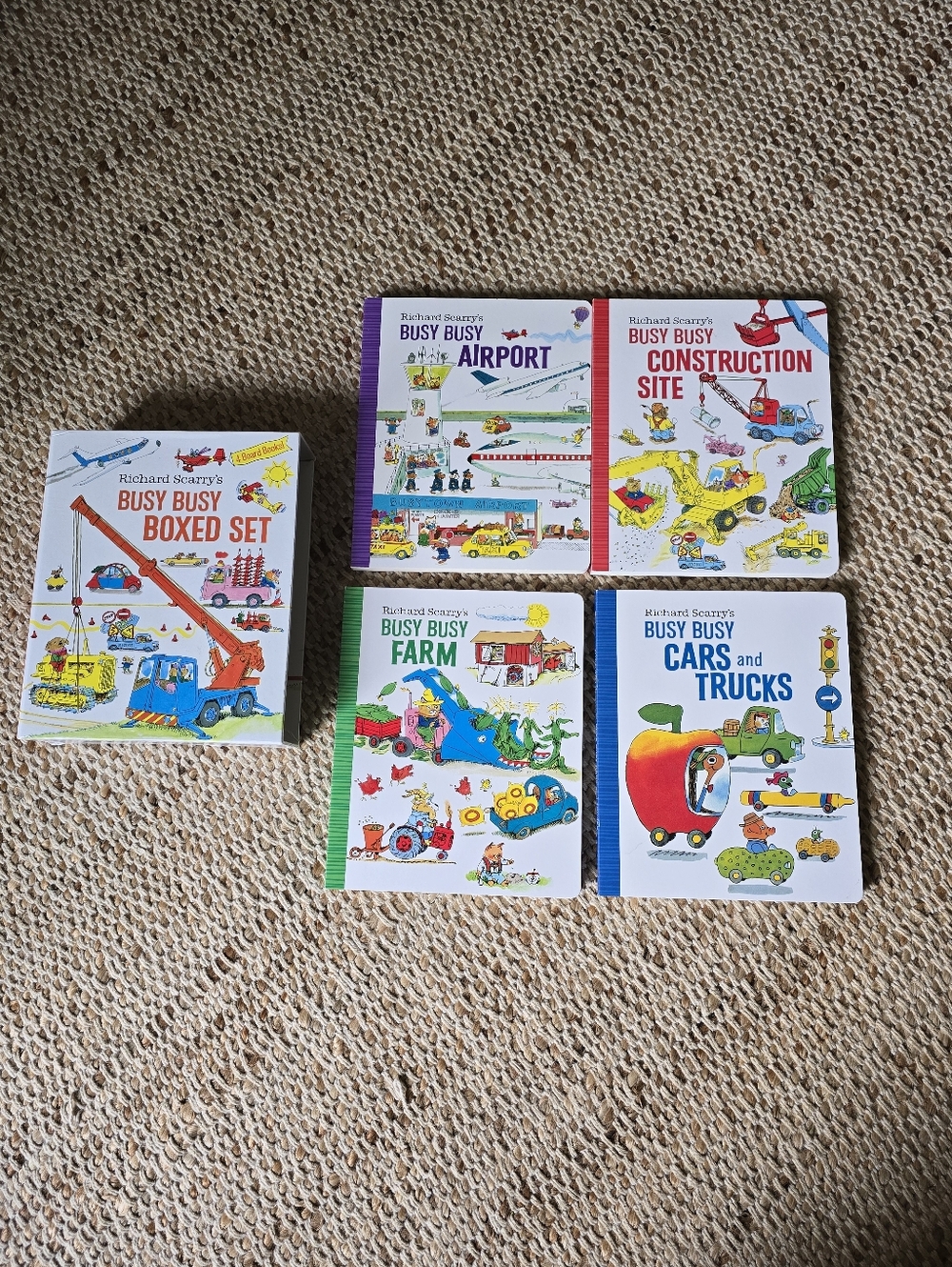 Richard Scarry Busy Busy Boxed Set - Kids Board Books